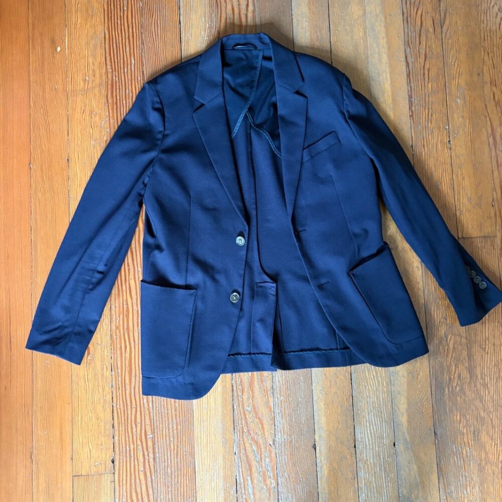 Bluffworks Hopsack Blazer (Midnight Navy)